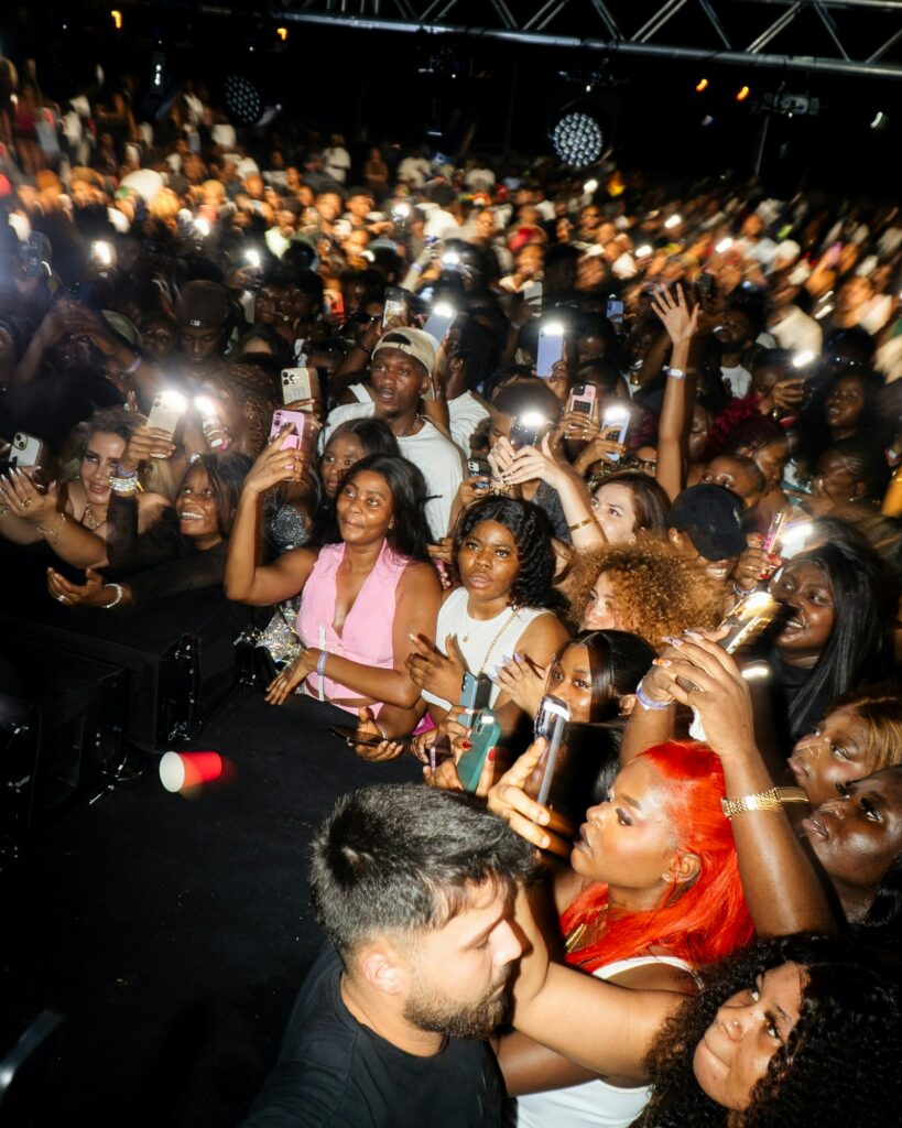 Fans at a celebrity meet and greet cost event